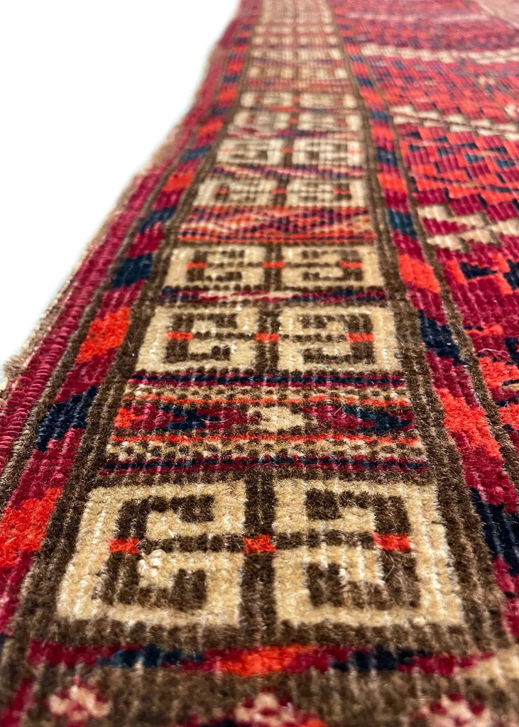 4'x4'10" Tekke Ensi Hand Knotted