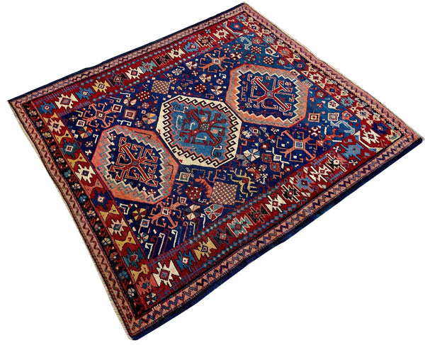 4'x4'9" Kuba (s) Hand Knotted