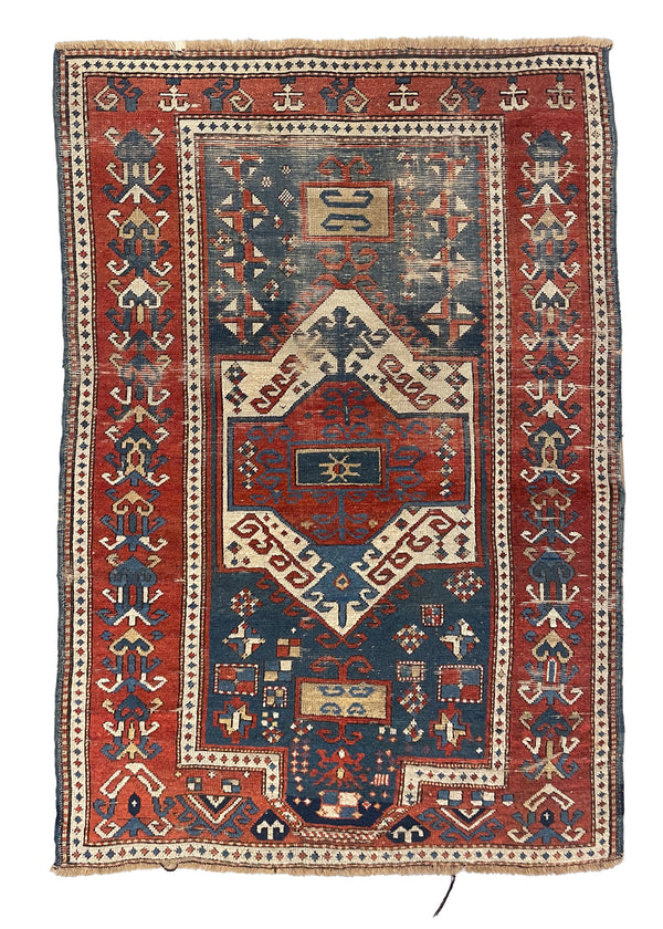 4'x5'10" Fachralo Kazak Hand Knotted