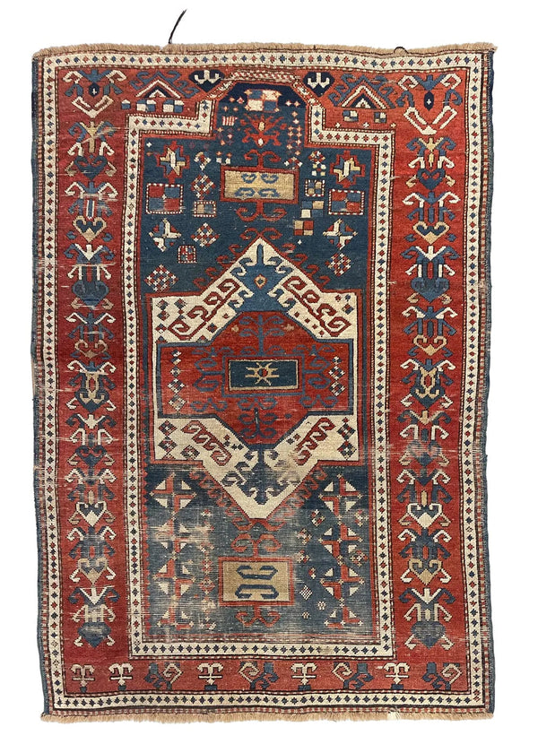 4'x5'10" Fachralo Kazak Hand Knotted