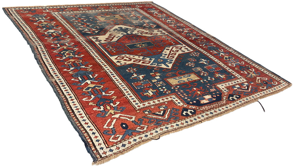 4'x5'10" Fachralo Kazak Hand Knotted