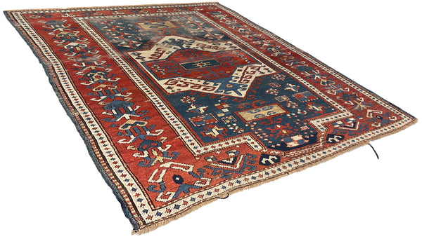 4'x5'10" Fachralo Kazak Hand Knotted