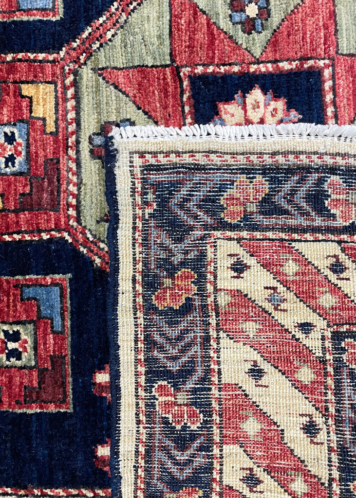 4'x5'10" Kuba Hand Knotted