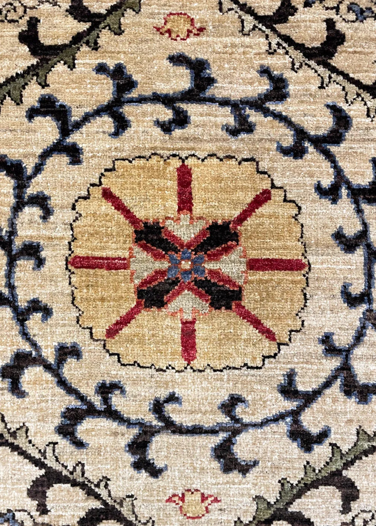 4'x5'10" Suzani Hand Knotted