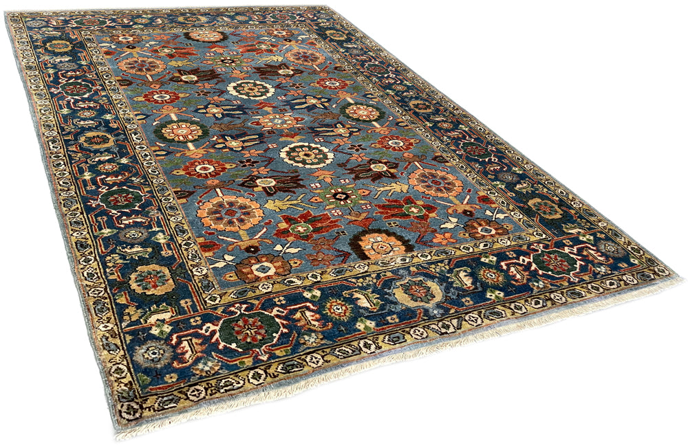 4'x5'10" Tabriz Hand Knotted