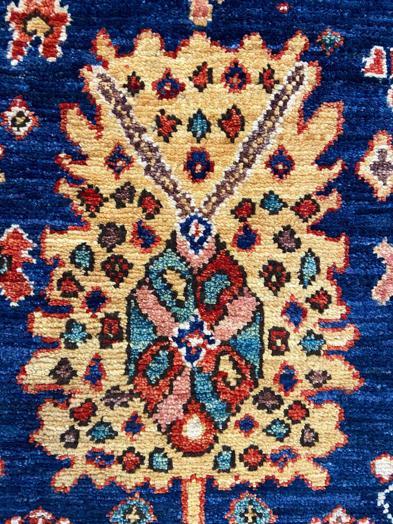 4'x5'11" Afghan-Tree of Life Hand Knotted