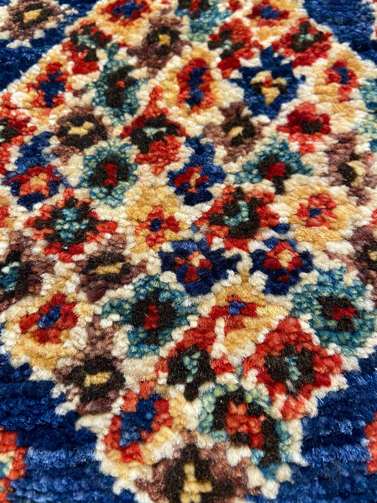 4'x5'11" Afghan-Tree of Life Hand Knotted