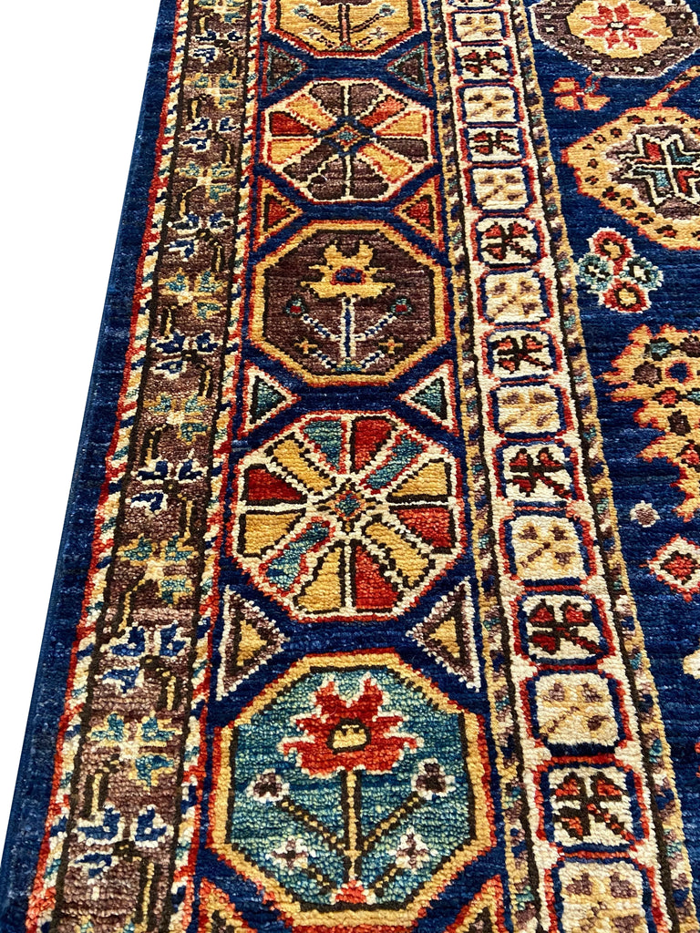 4'x5'11" Afghan-Tree of Life Hand Knotted