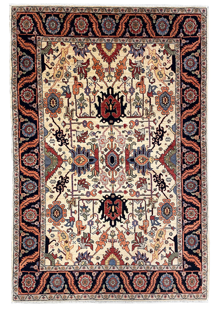 4'x5'11" Serapi Hand Knotted