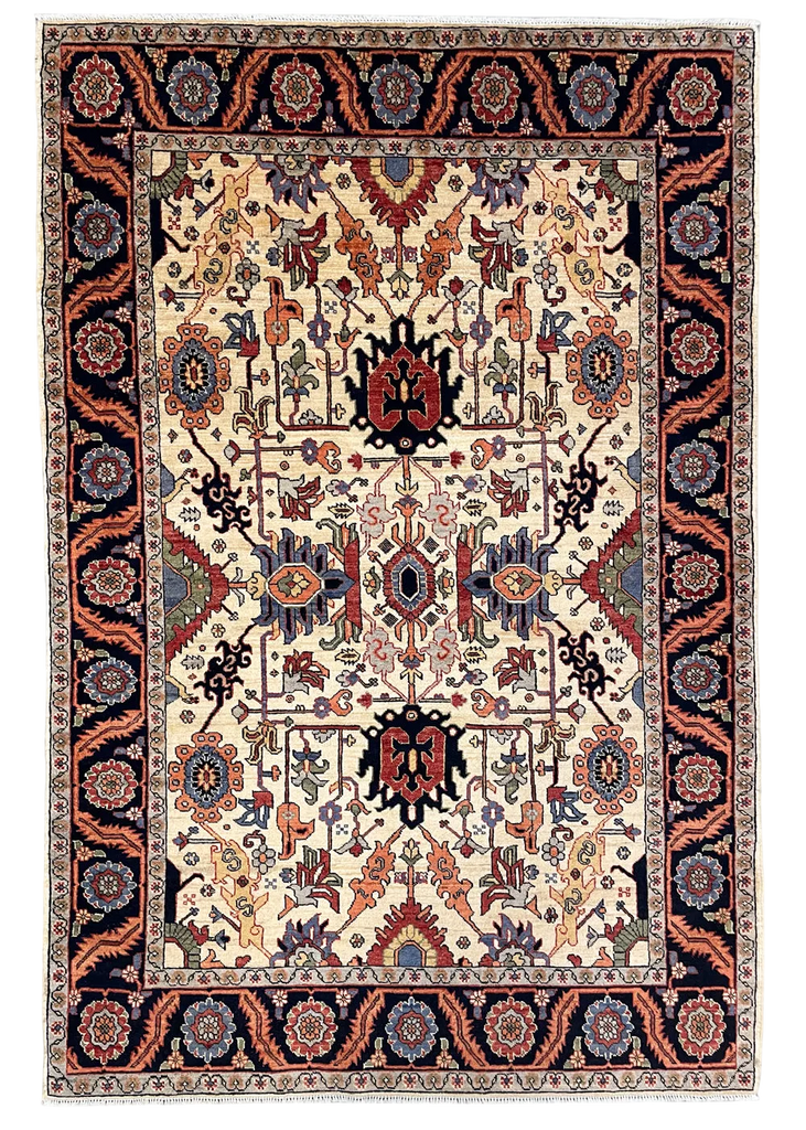 4'x5'11" Serapi Hand Knotted