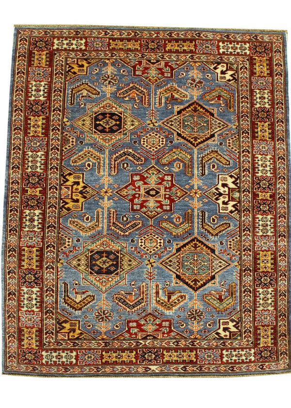 4'x5'1" Royal Kazak Hand Knotted