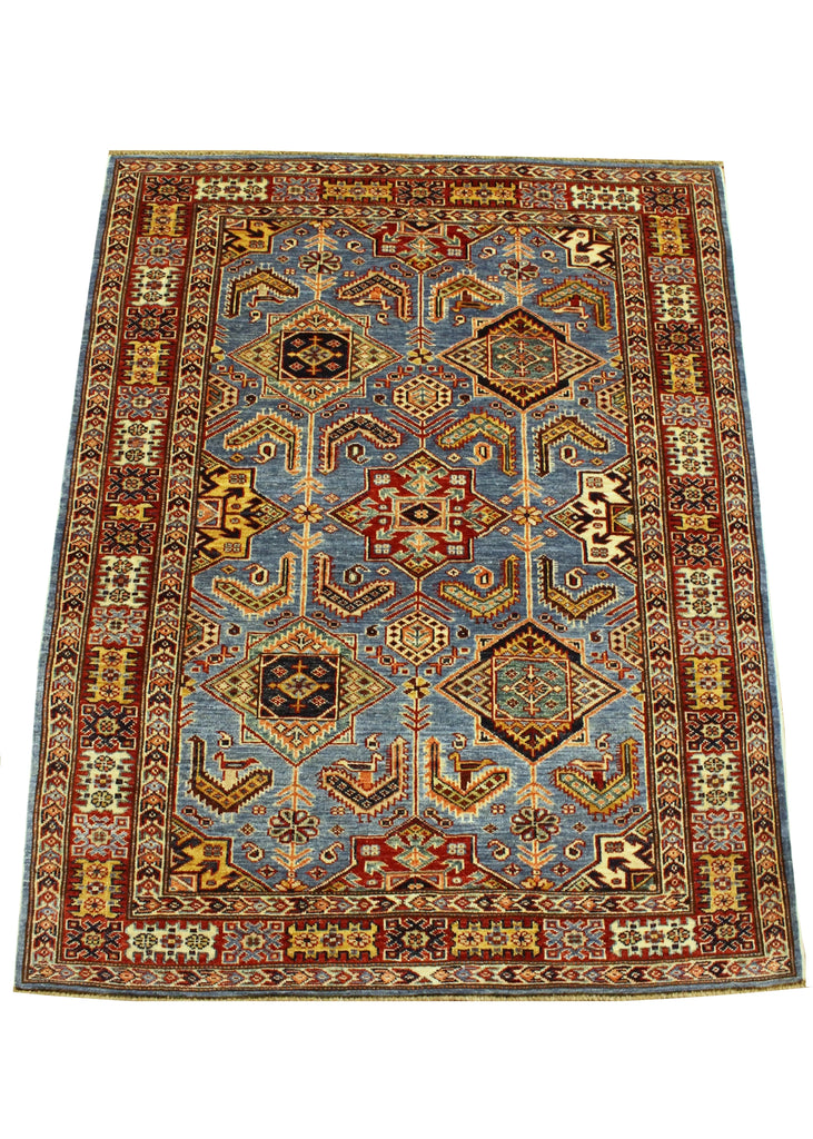 4'x5'1" Royal Kazak Hand Knotted