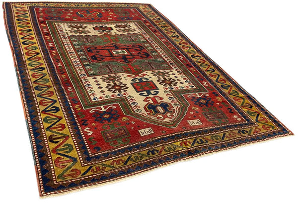 4'x5'1" Shirvan, Fachralo Design Hand Knotted