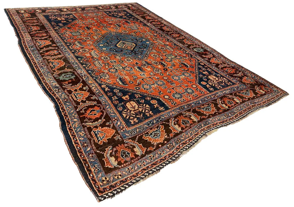 4'x5'4" Afshar Bijar Hand Knotted