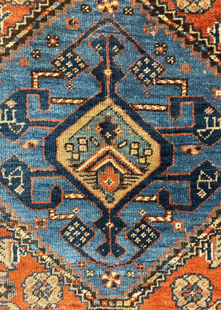 4'x5'4" Afshar Bijar Hand Knotted