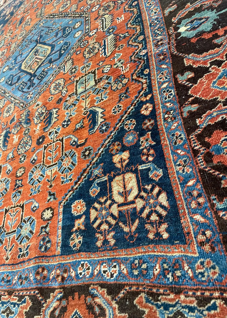 4'x5'4" Afshar Bijar Hand Knotted