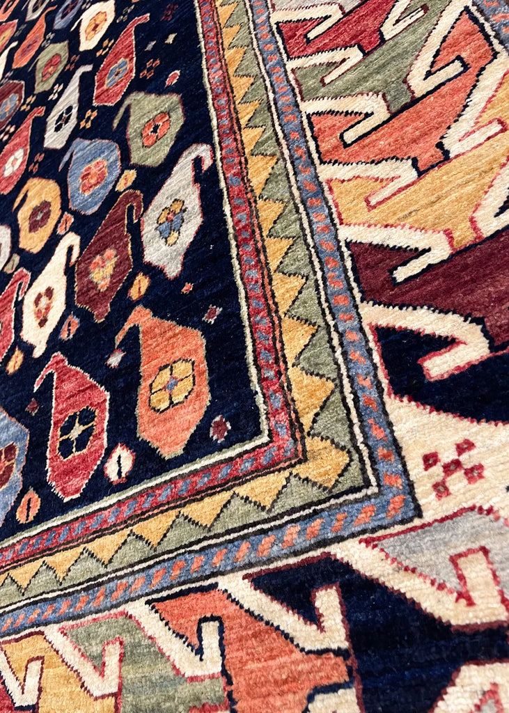 4'x6'1" Genje Hand Knotted