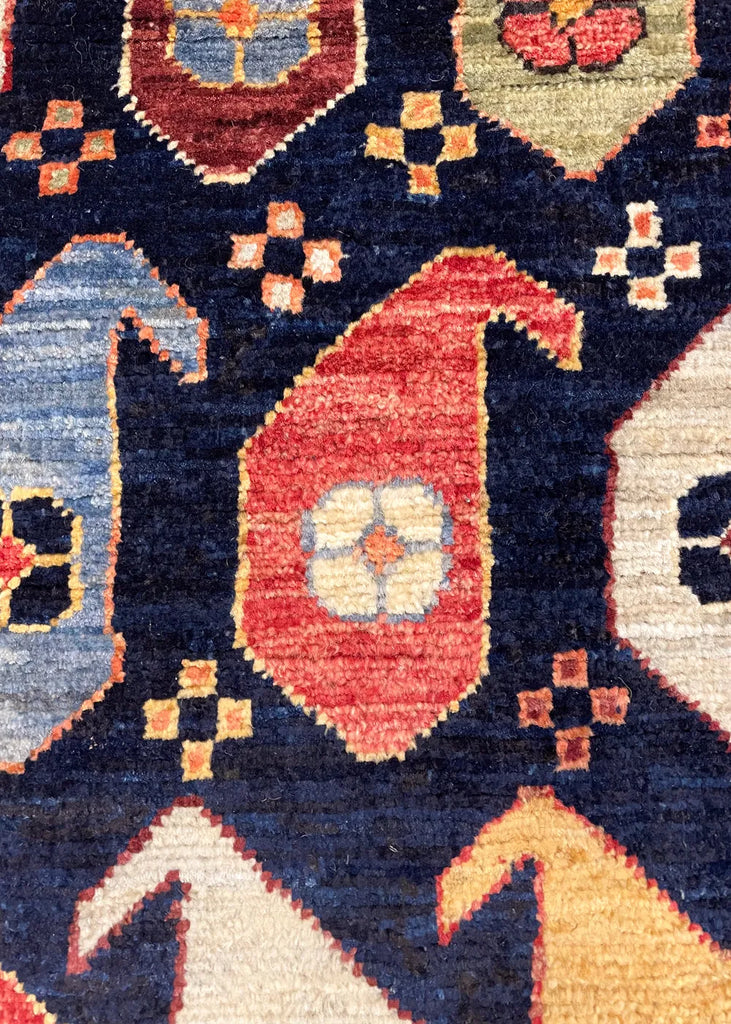 4'x6'1" Genje Hand Knotted