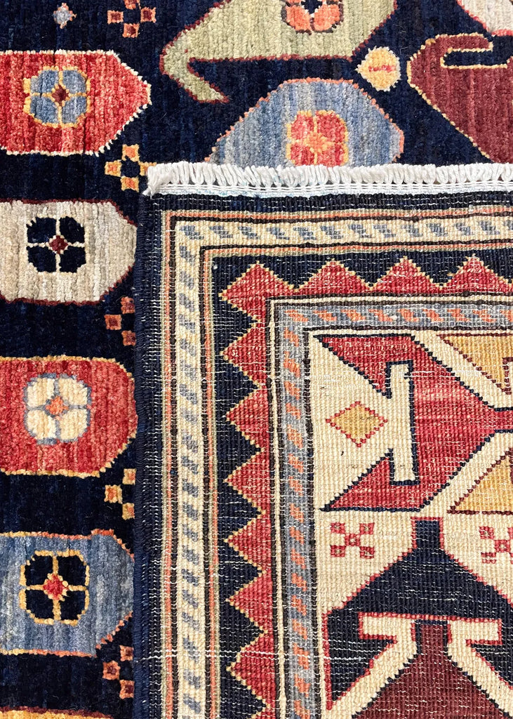 4'x6'1" Genje Hand Knotted