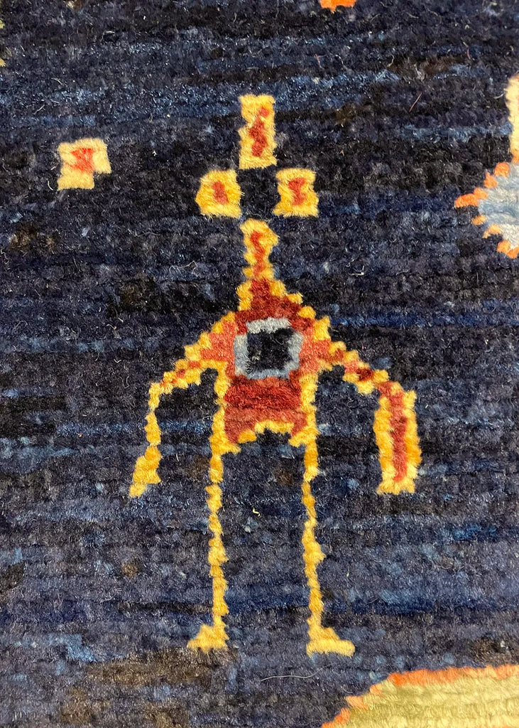 4'x6'1" Genje Hand Knotted