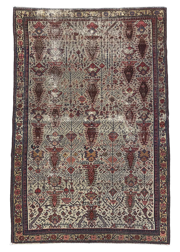 4'x6'1" Malayir Hand Knotted
