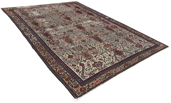 4'x6'1" Malayir Hand Knotted