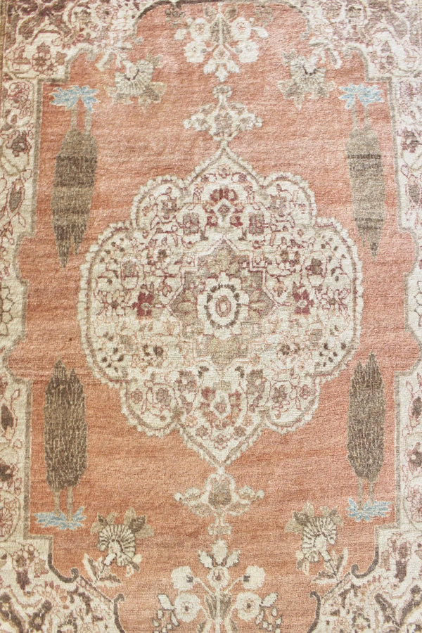 4'x6'1" Tabriz Hand Knotted