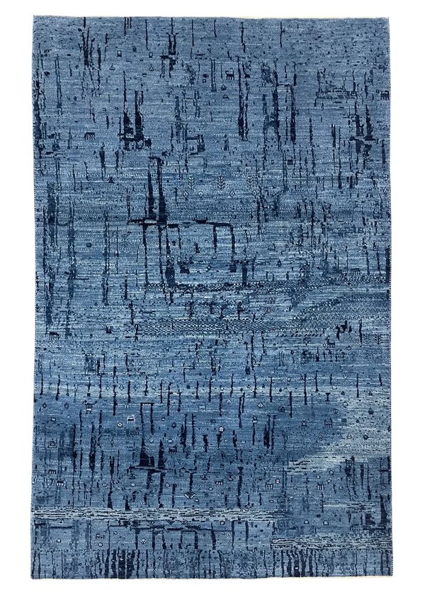 4'x6'3" Kashkuli Hand Knotted