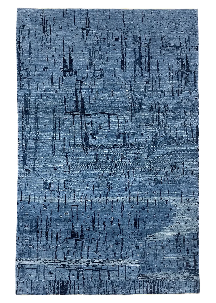 4'x6'3" Kashkuli Hand Knotted