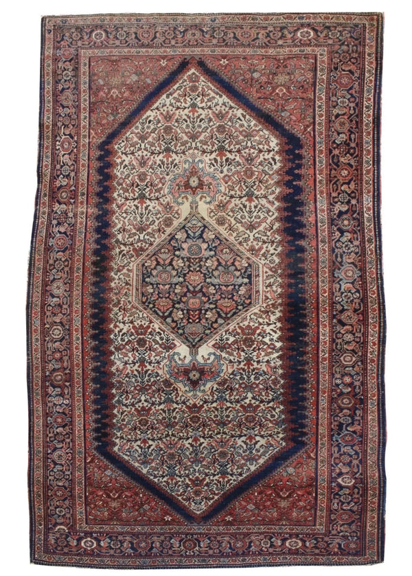 4'x6'6" Farahan Hand Knotted