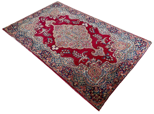 4x6'8" Ravar Kirman Hand Knotted