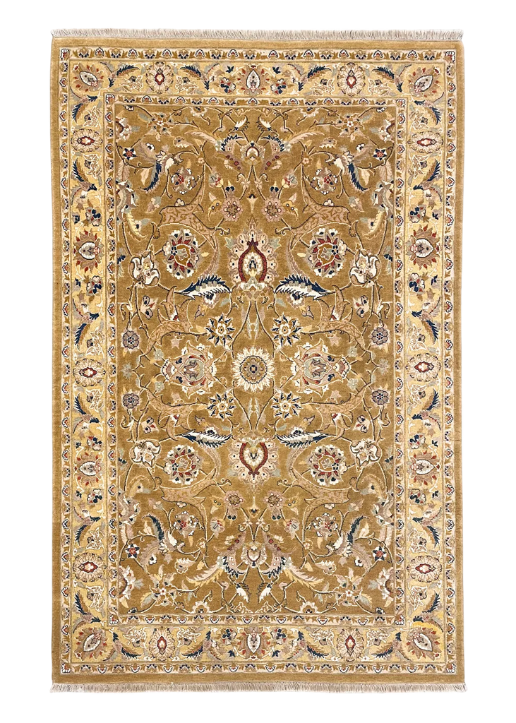 4'x6' Haji Jalili Tabriz Hand Knotted