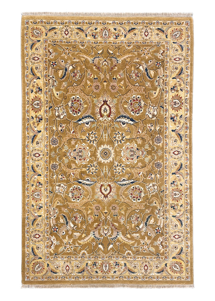 4'x6' Haji Jalili Tabriz Hand Knotted