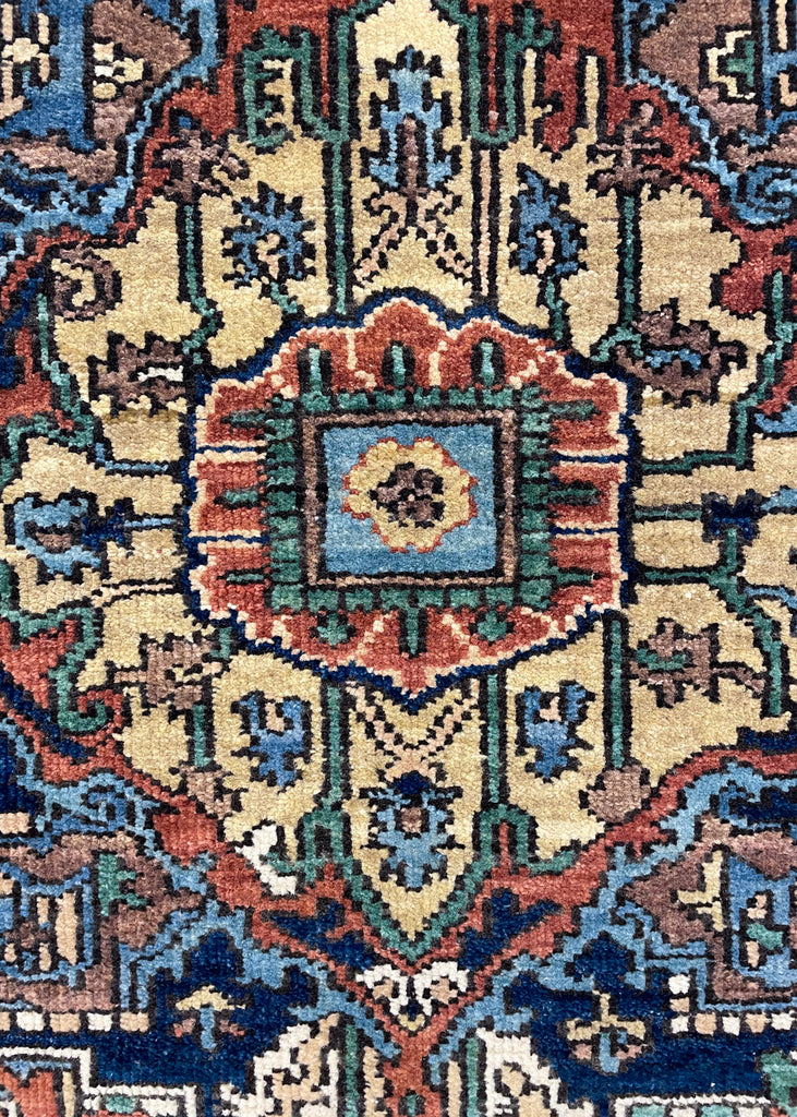 4'x6' Heriz Hand Knotted