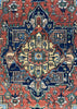 4'x6' Heriz Hand Knotted