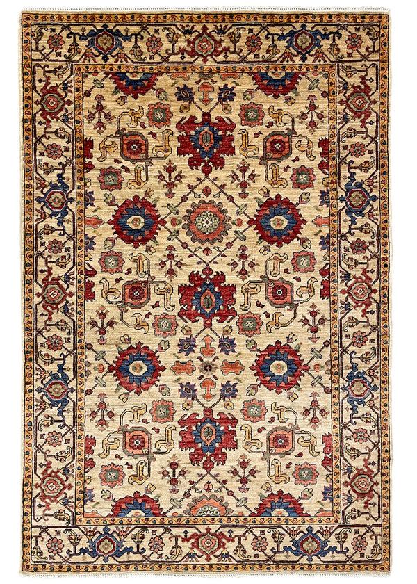 4'x6' Mahal Hand Knotted