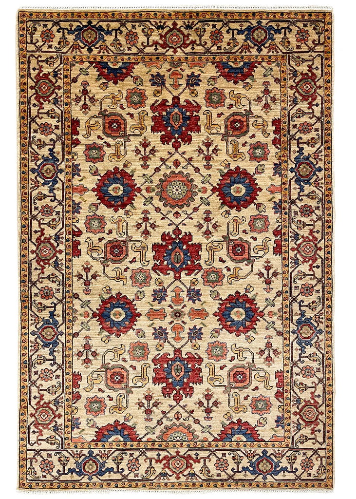 4'x6' Mahal Hand Knotted