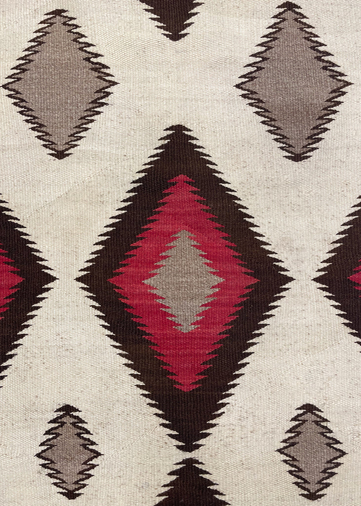 4'x6' Navajo Ganado Hand Knotted