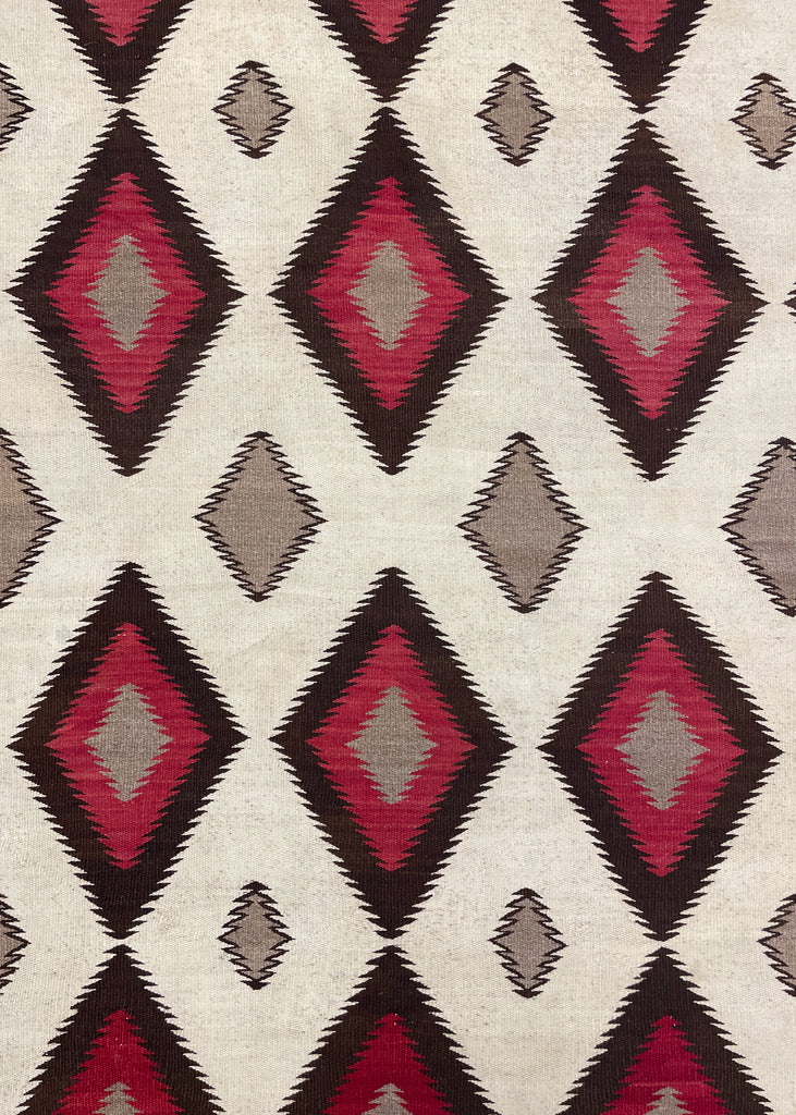 4'x6' Navajo Ganado Hand Knotted