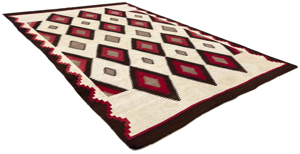 4'x6' Navajo Ganado Hand Knotted