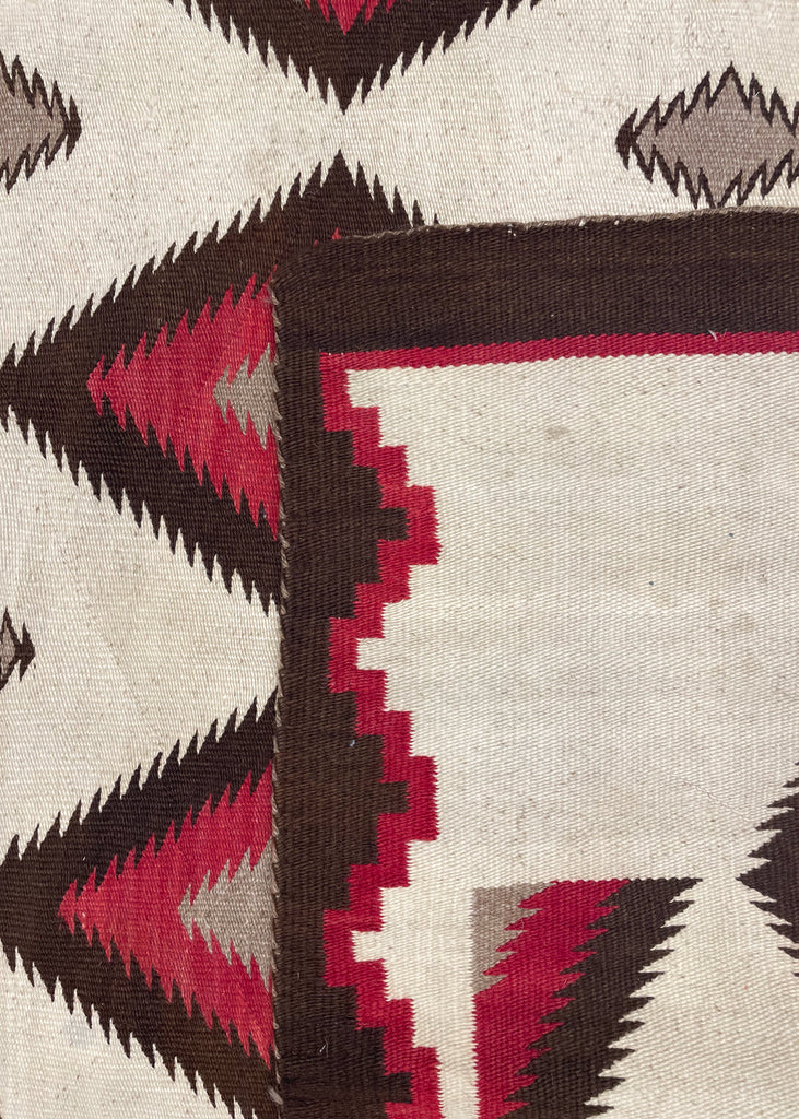 4'x6' Navajo Ganado Hand Knotted