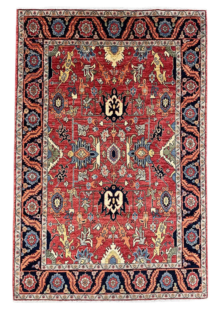 4'x6' Serapi Hand Knotted