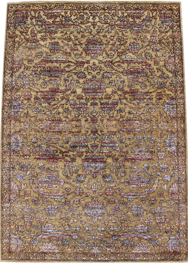 4x6 Winter Jewel Hand Knotted