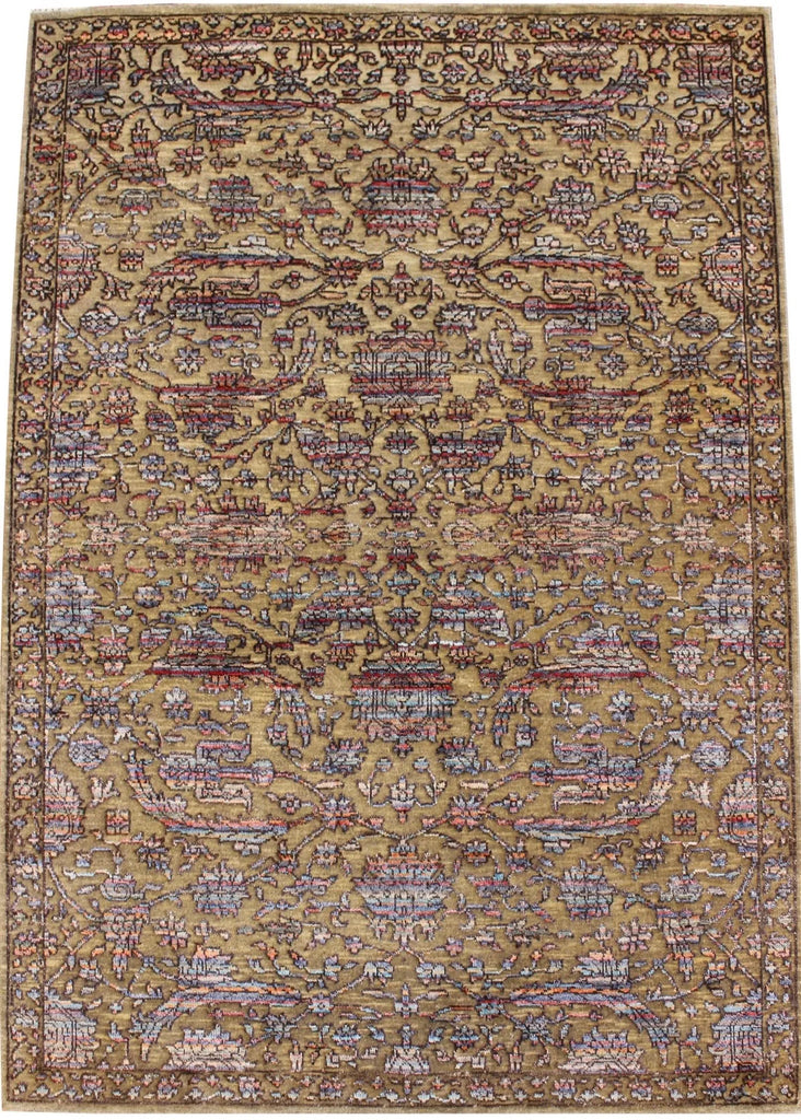 4x6 Winter Jewel Hand Knotted