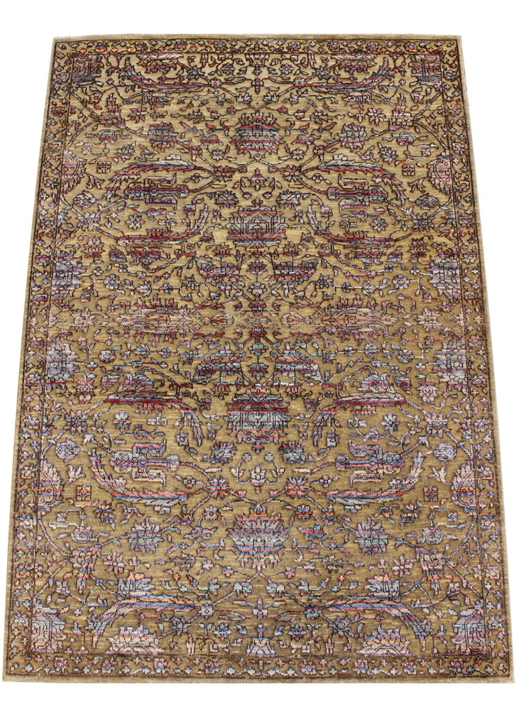 4x6 Winter Jewel Hand Knotted