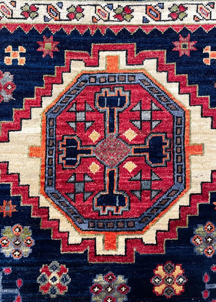 4'x7'10" Kazak Hand Knotted
