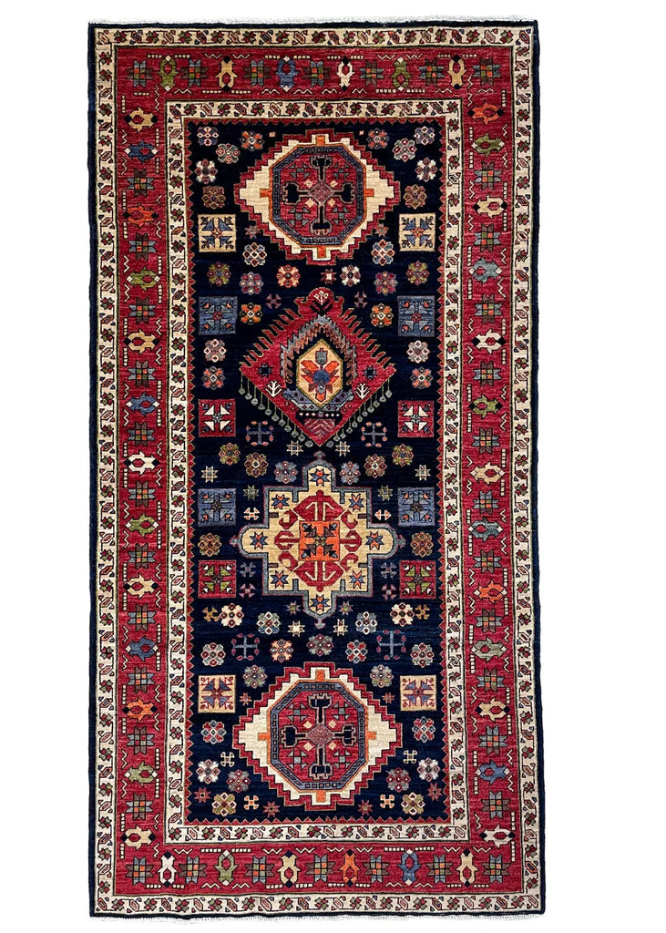 4'x7'10" Kazak Hand Knotted