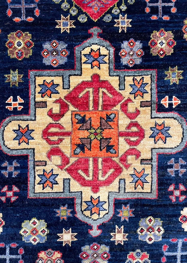 4'x7'10" Kazak Hand Knotted