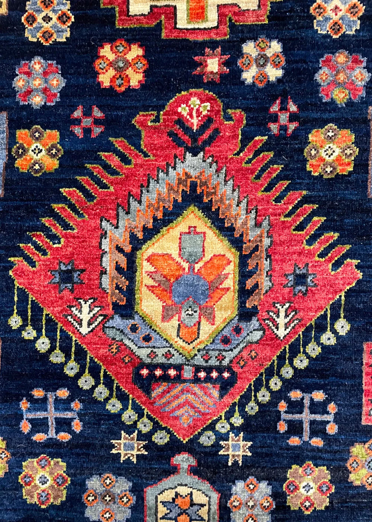 4'x7'10" Kazak Hand Knotted