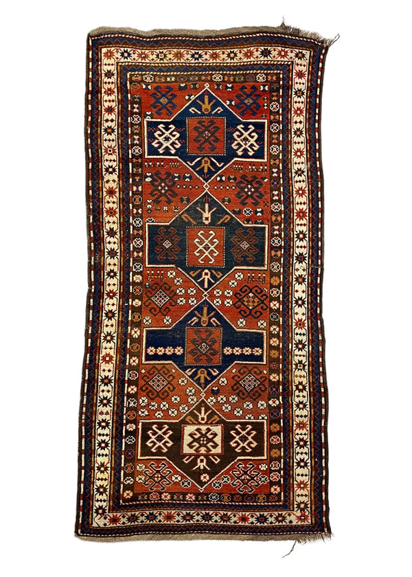 4'x8'5" Kasim-Usag Hand Knotted